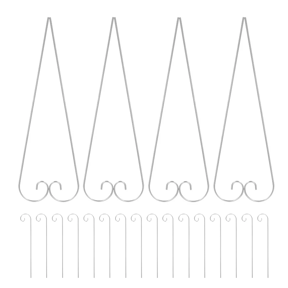 

30 Pcs Garden Decoration Hook Labels Short Shepherds Hooks for Outdoor Accessories Crafts Stakes Lawn Iron Deck Decorations