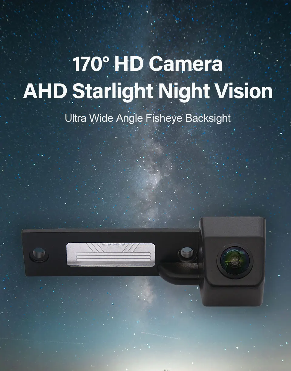 HaiSunny 170 ° 1080P HD AHD Zurück Rückansicht Kamera Für VW Transporter T5 T30 Caddy Passat B5 Touran Jetta GOLF PLUS Rückfahr auto – Detail 1