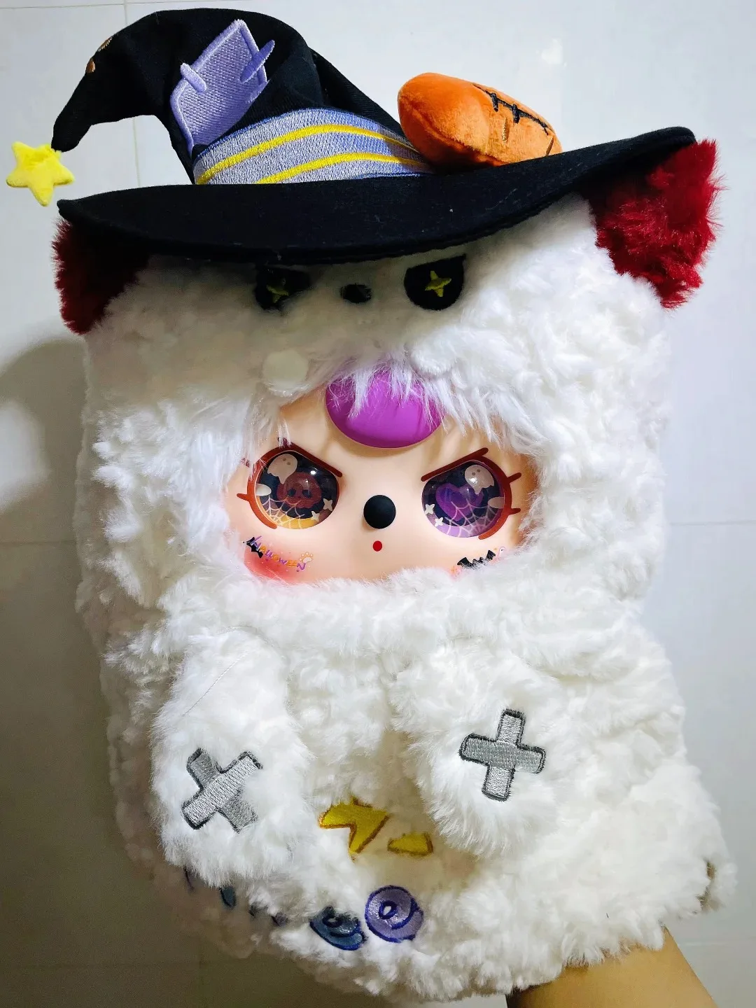 En Stock Baby Three Halloween colección limitada 400% muñeco de vinilo de peluche modelo juguete Festival atmósfera colección ornamento regalo