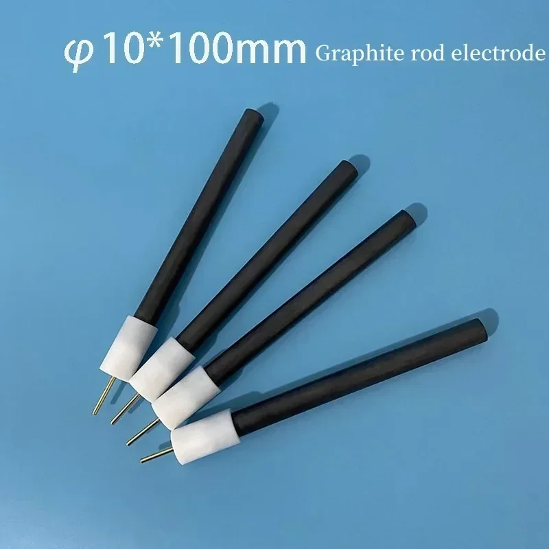 

10mm diameter laboratory electrochemical high-purity graphite rod electrode auxiliary electrode carbon electrode customization