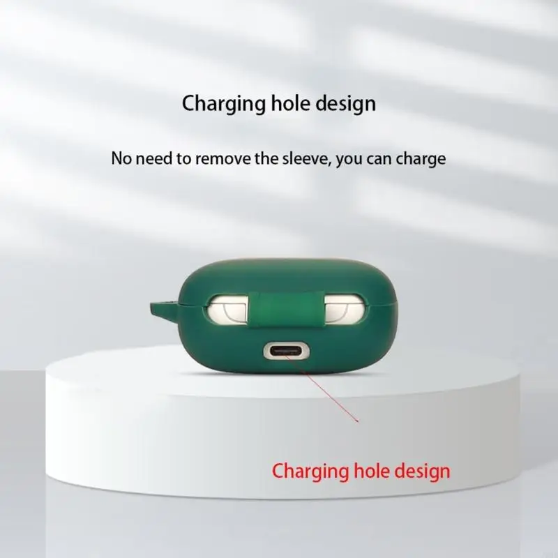 J0MB Earphone Protective Cover Fit forJBL LiveFlex Housing Bluetoothcompatible Headset Silicone Shockproof Shell Protector