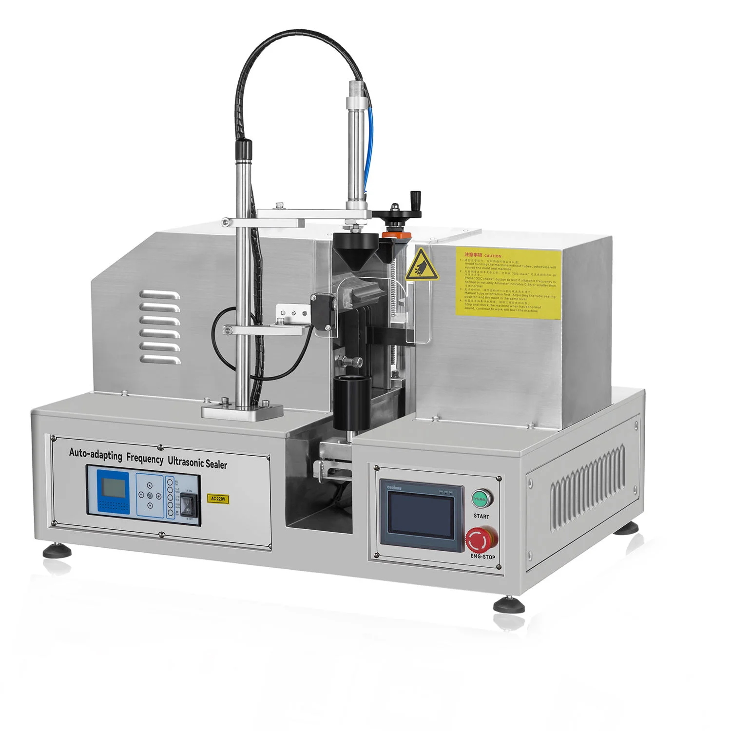 

Semi-Automatic Ultrasonic Laminated Plastic Hose Sealing Machine Electric Jam Gel Soft Pipe Ultrasonic Tube Sealing Machine