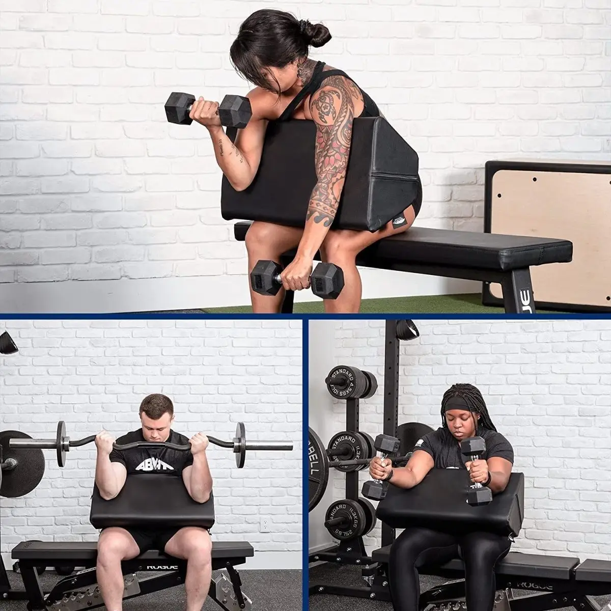 Portable Bicep Exercise Pad Strength Training Protective Pads Can Replace Gym Weight Bench Home Gym Fitness accessories