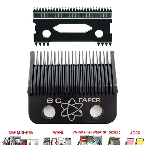 Professional SC ECHO PHANTOM Electric Clipper for Men CRUNCH Blade BRD DK JUCAI 8148 Vgr Barbes Fade Haircut Tool