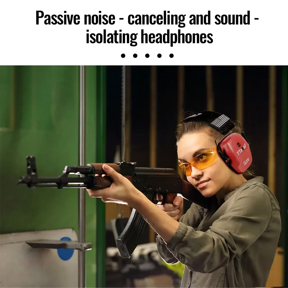 طوي الحد من الضوضاء واقي أذن غطاء للأذنين لاطلاق النار الصيد حماية السمع عازلة للصوت اطلاق النار غطاء للأذنين التكتيكية