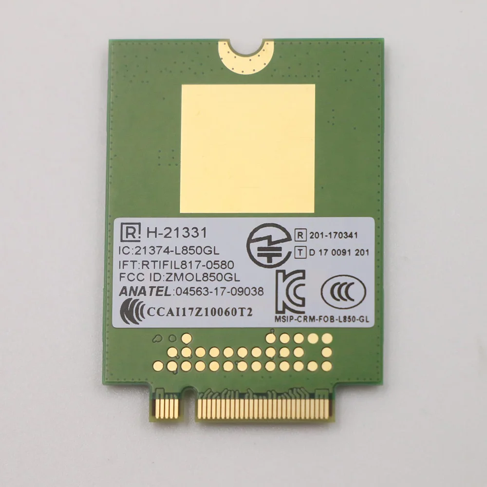 L850-GL LTE Cat9 M.2 Module FRU 5W10V25796 4G WWAN Card XMM 7360 4G Module For 500e Chromebook Gen 3 300e Chromebook Gen3 Laptop