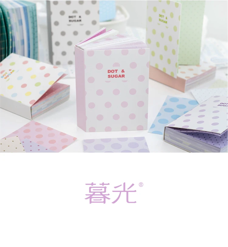 Journal GO 200 Seiten Punktemuster und Zucker-Motiv Notizbuch Niedliches Polka-Dot-Muster Dekoratives Papierblock für Journaling und Scrapbooking – Detail 22