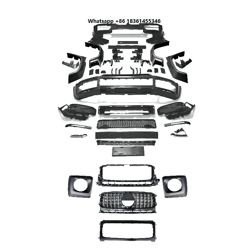 

For G Wagon W464 | Facelift to 2024 | High-Quality Bumper & Car Accessories for G500 G550 2018-2024 2025 New B-Style Bodykit
