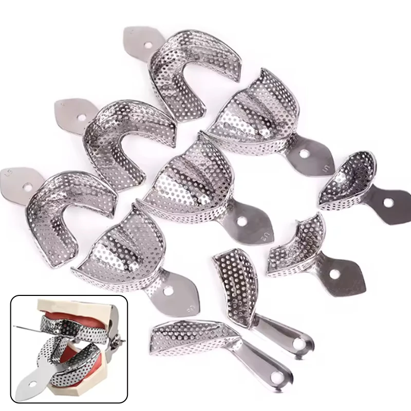 Dental Materials, Stainless Steel Impression Trays, Rust-Resistant Impression Trays, Dental Impression Tools, Dental Consumables