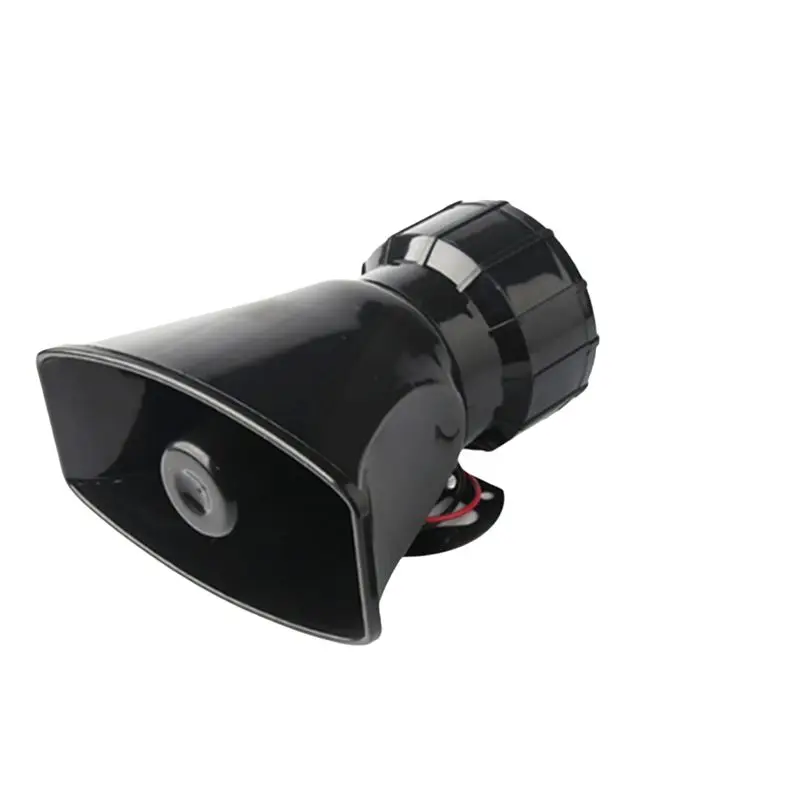 M49K-Loud 12V Car Horn Speaker Electronic Siren Warning Alarm Multi-Tone Loudspeaker With Remote Control Functionality