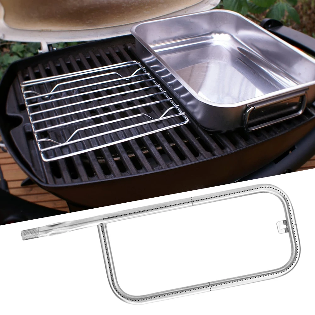 60041 Grill Burner Tube Pipe Part 20.5 Inch Grill Burner Replacement Part for  Q200/Q220/Q2000/Q2200 Grill Parts