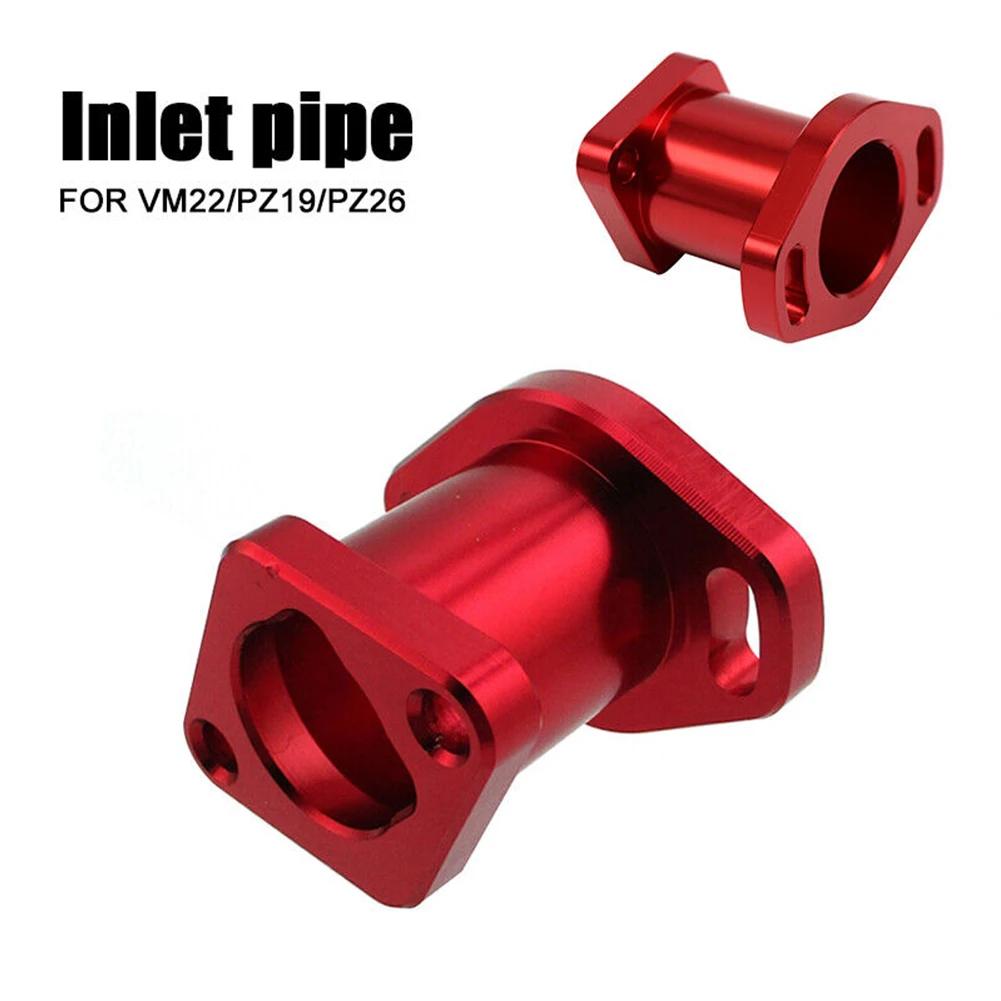 Part Adapter Blue Metal Red Tool 1pc Accessories CNC Carburetor Connector For VM22 PZ19 PZ26 Carb Intake Manifold