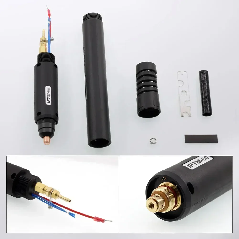 1 Pcs Non-HF Arc Straight Plasma Torch Head Body 60A For PT-60 IPTM-60 Plasma Torch Head Welding Tool Parts