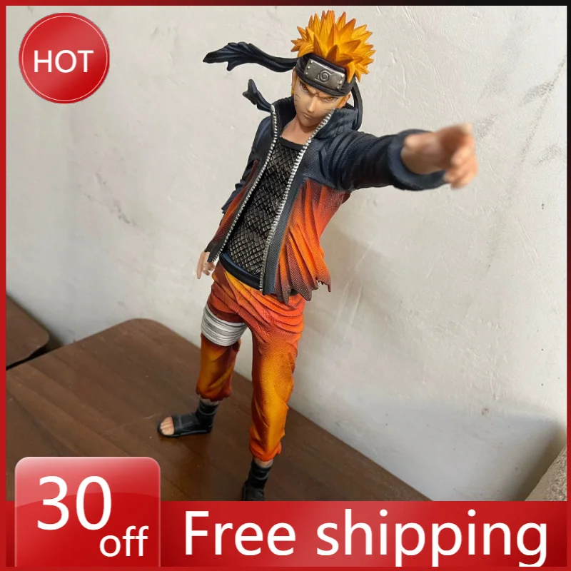 Figura de Anime NARUTO de 20 cm, Modelo de PVC de Uzumaki Naruto, Estatua Decorativa de Escritorio, Regalos de Cumpleaños, Juguetes