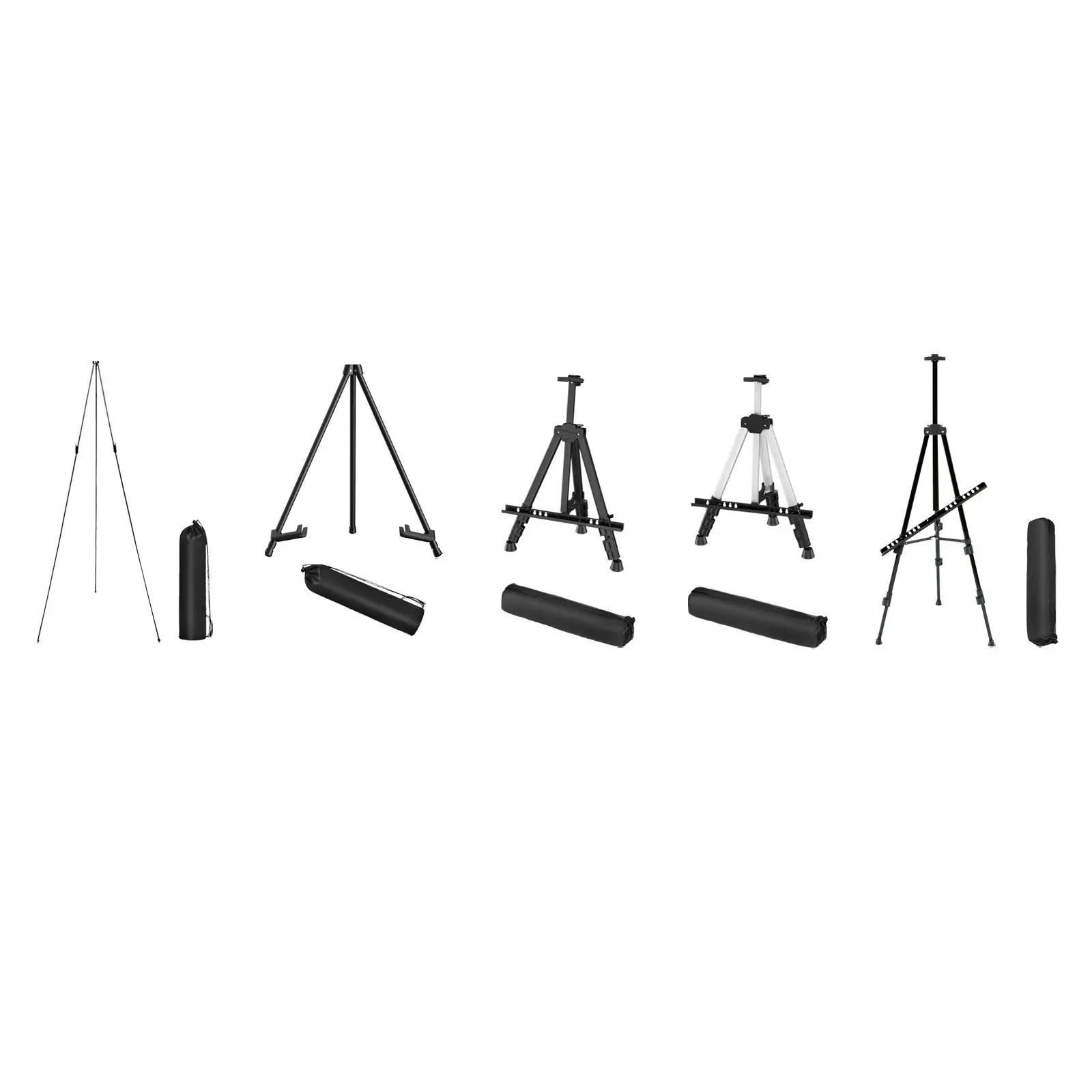 Easel Stand Tripod with Bag Non Slip Artist Easel for Wedding Signs Poster