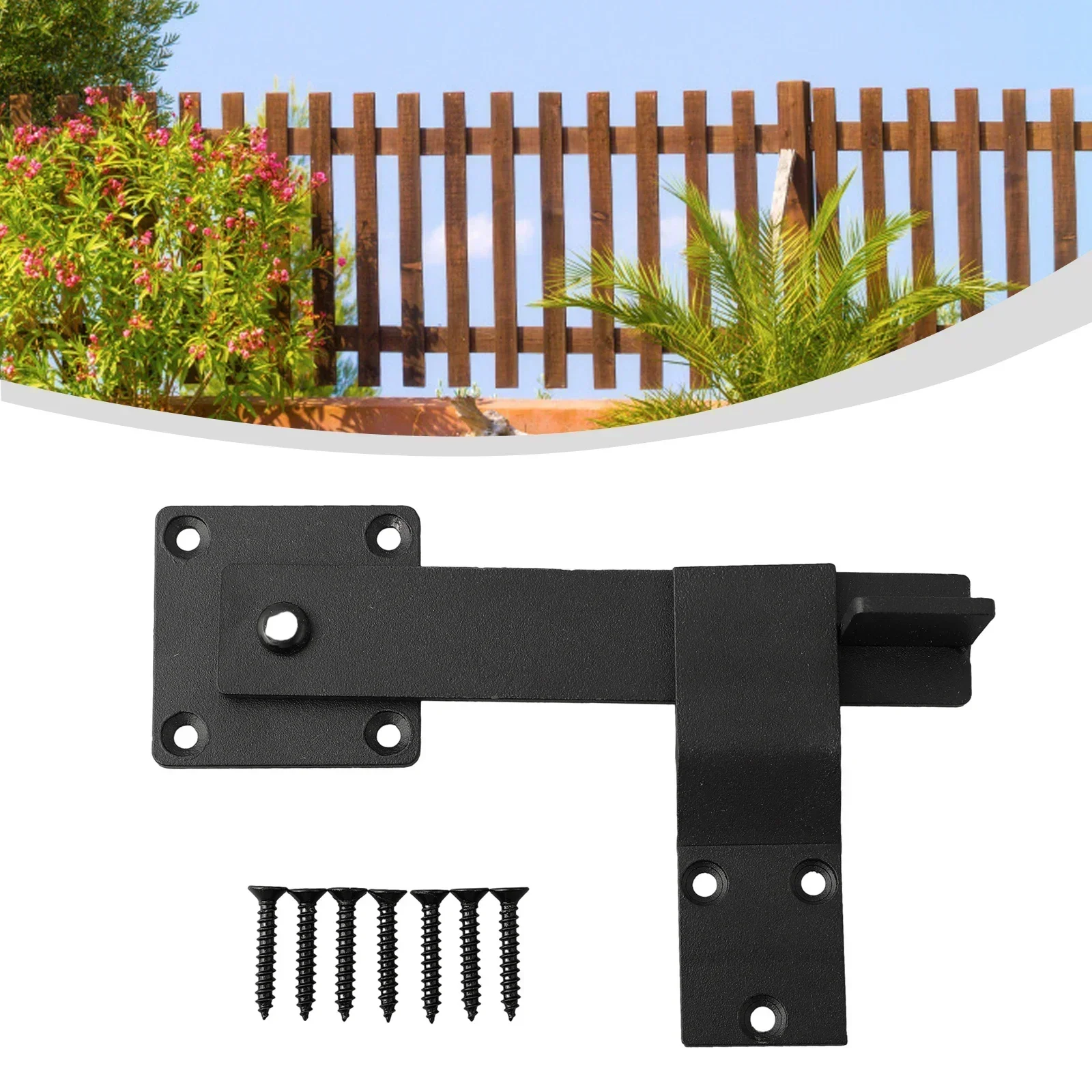 Barn Door Latch Latch Sliding Door Latch 15.2*5cm 1pcs Barn Door Flip Fence Gate Latch Protecting Personal Privacy