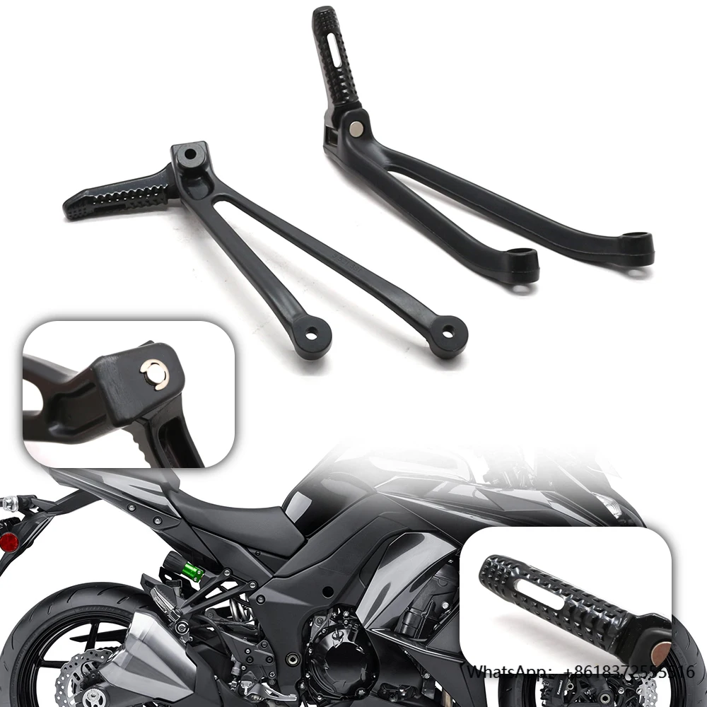 

daRear Footrests Bracket Kit Foot Pegs Rests Assembly for S 1000 S1000 S1000R S1000RR 2009-2017 Motorcycle