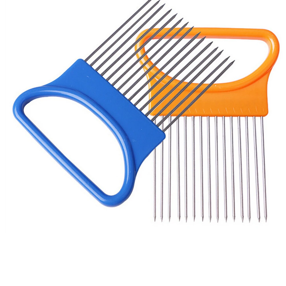 

Fruit Cuttings Onion Holder Fork Needle Vegetable Slicing Aid Kitchen Tool