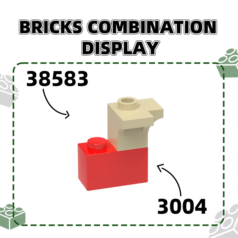 WANGE 169Pcs/Lot 38585 Right-Angle Architrave Assembling Toy Building Block Basic Accessories Compatible With Small Particles