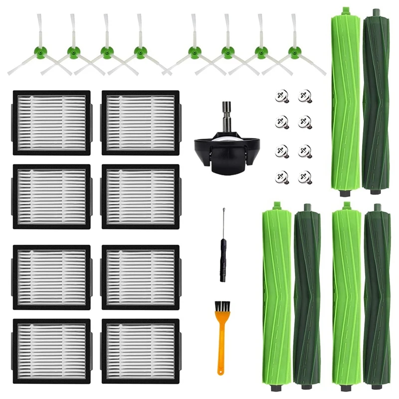 For Irobot Roomba I1+ I7 I7+ I3+ I4+ I6+ I8+/Plus J7+ E5 E6 E7 I E& J Series Vacuum Brushes Filters Replacement Parts