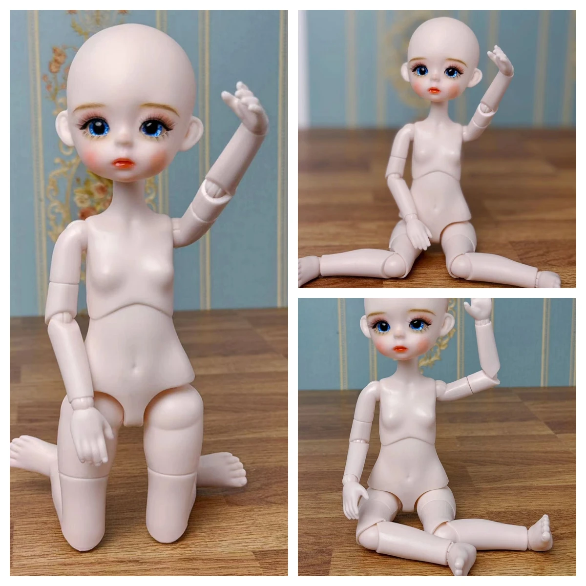 Słodkie DIY 1/6 BJD głowa lalki ręcznie robione 30cm lalki dziewczęce lalki zabawki prezent urodzinowy