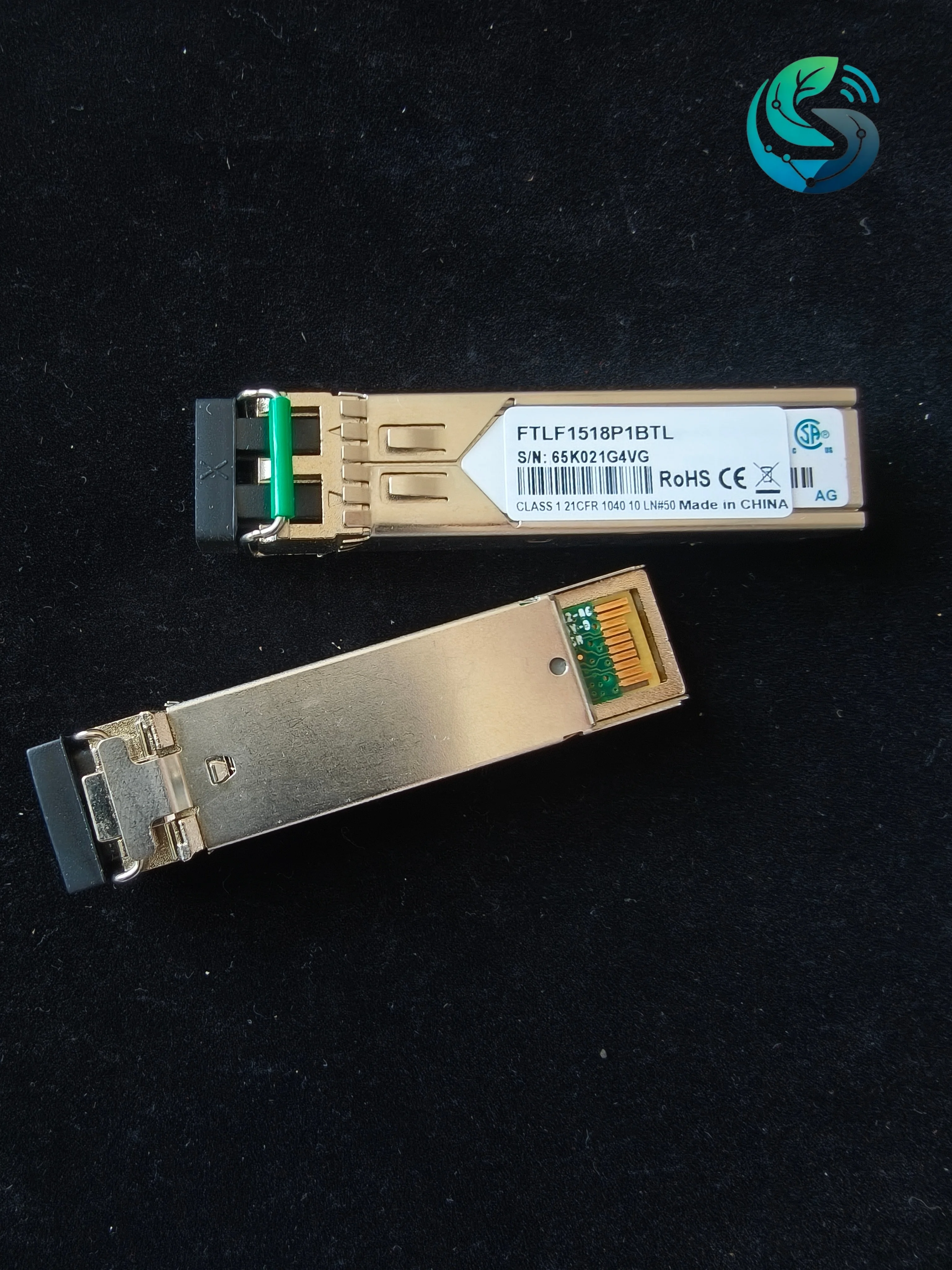 1PCS Finisar Optical Switch 1.25g 80km 1550NM SFP FTLF1518P1BTL 1.25GB Fiber Transceiver Network Adapter General Purpose Module