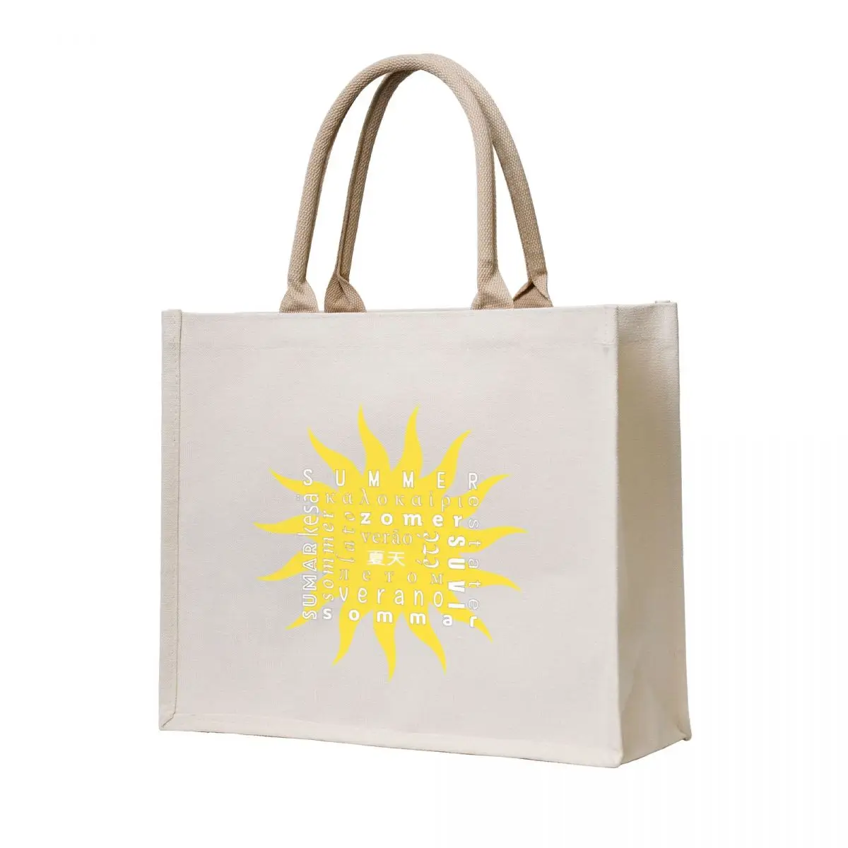 

Summer in many languages Tote Bag Canvas bag for women handbag canvas shopping bag