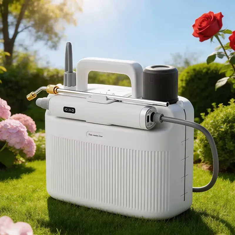 Rechargeable Electric Garden Sprayer, Handheld Portable Sprayer with Adjustable Nozzle for Plants, Lawn, and Outdoor Use
