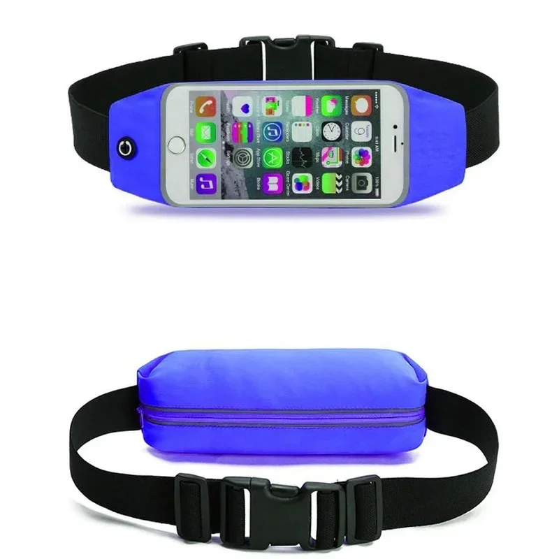 Outdoor Running Waist Bag Waterproof Mobile Phone Holder Belt Jogging Pack Bag Gym Fitness Touch Screen Bag Sport Accessories