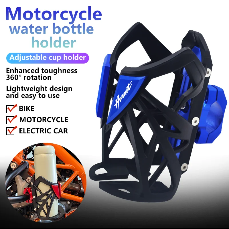 

Motorcycle Water Bottle Cup Thermos Drink Cup Stand Holder For Honda Hornet 250 600 900 CB500F CB600F HORNET CB600 CB599 CB900