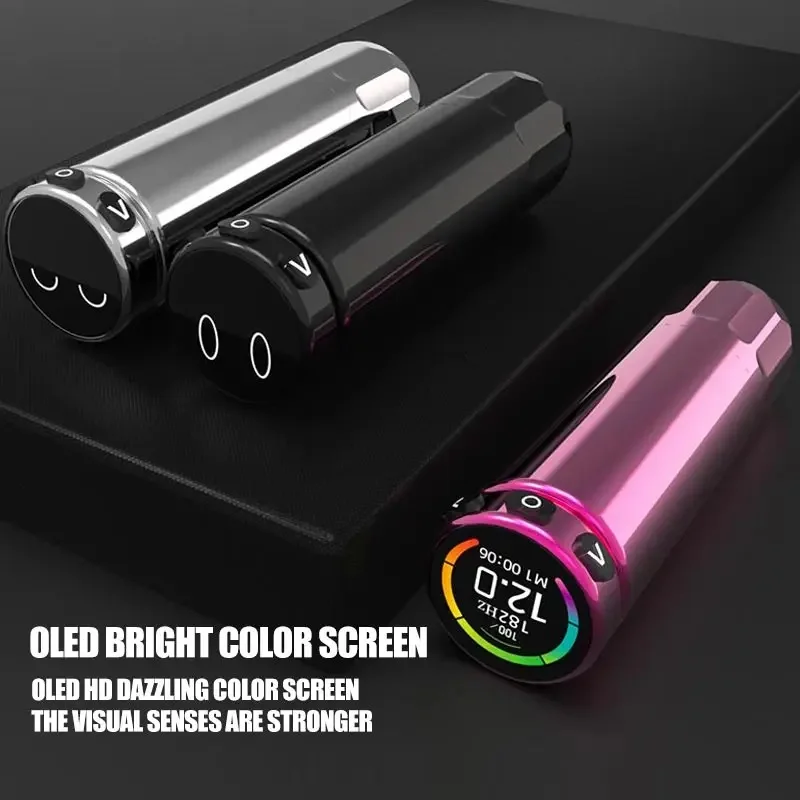 

Бесщеточный моторный пистолет для татуировки F5, ручка для тату-машинки, OLED-яркий цветной экран, ручка для татуировки, беспроводной профессиональный комплект тату-машины