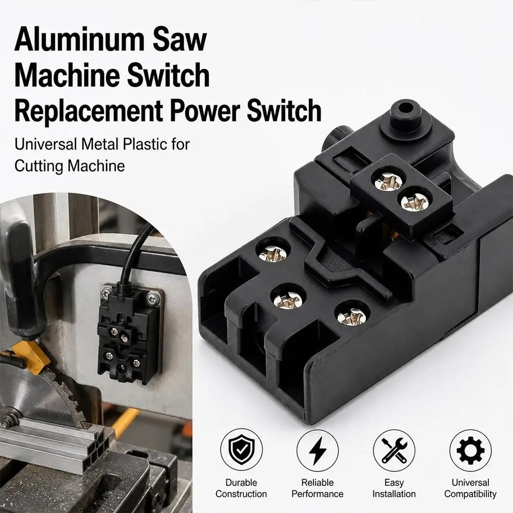 Universal Fit Saw Machine Switch Replacement Part Durable Power Switch Plastic Cutting Machine Switch