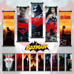 Batman Posters Wonder Woman Hanging Painting Superman Home Decor Justice League Wall Artwork Movie Scrolls Picture Bruce Wayne
