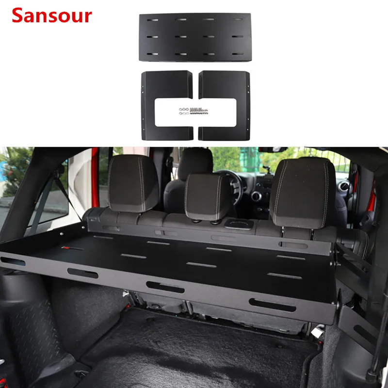 

Rear Racks for Jeep Wrangler JK 2007+ Car Tailgate Trunk Storage Rack Luggage Shelf Accessories for Jeep Wrangler JL 2018+