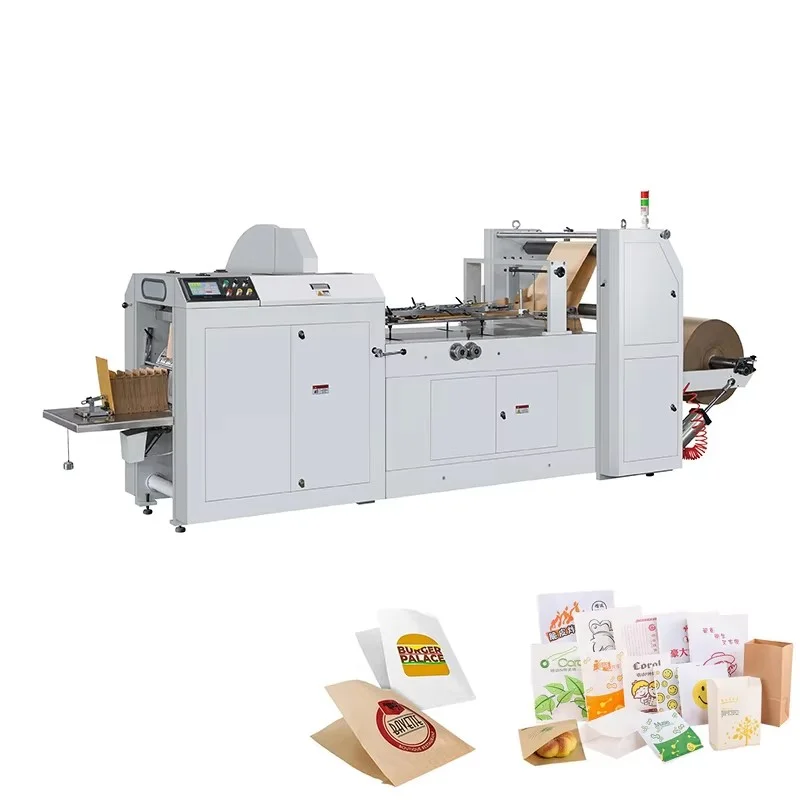 High Quality YG YG-400G High Speed Kraft Paper Bag Making Machine with Printing v Bottom Paper Bag Making Machine