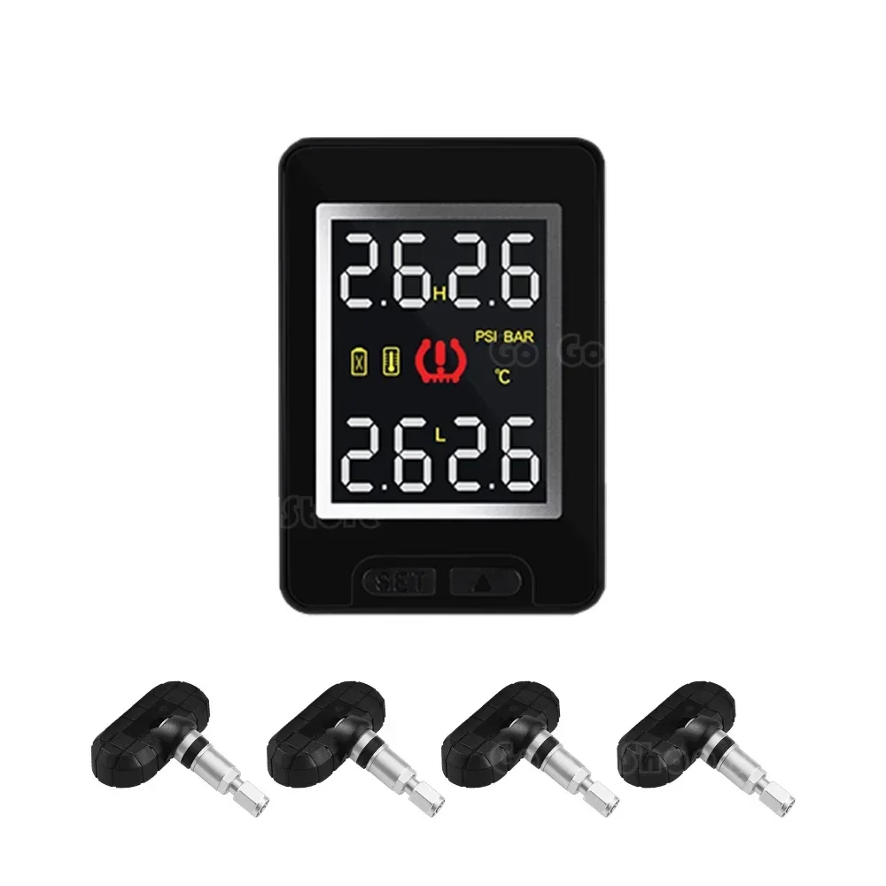 U912 Monitor per pneumatici Sensori per pneumatici per auto TPMS interno