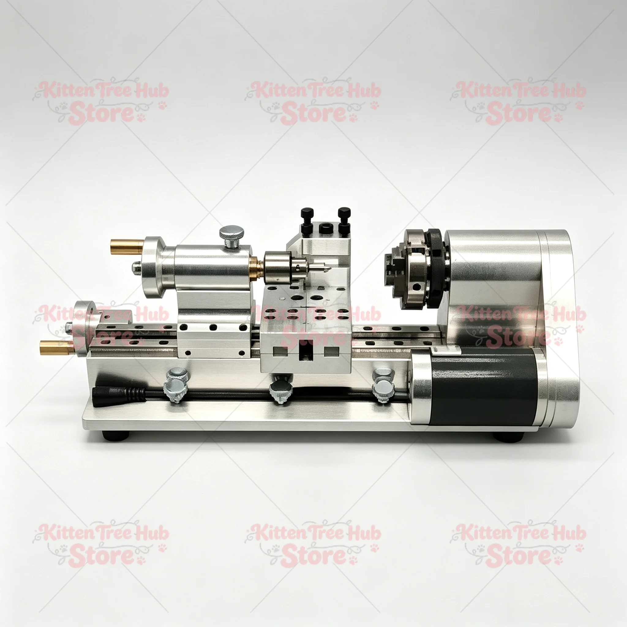 DIY Mini Desktop Lathe Machine Small Metal Wood Turning Tool For Model Making And Scientific Experiment Project