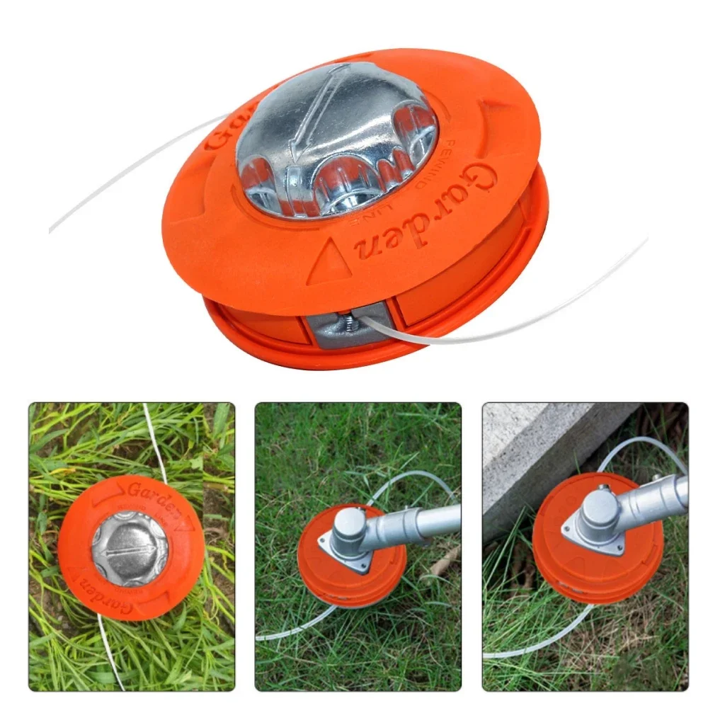 Universal Fit String Trimmer Replacement Bump Head - Automatic Grass Trimmer Head for Gasoline Garden Machinery Brush Cutter