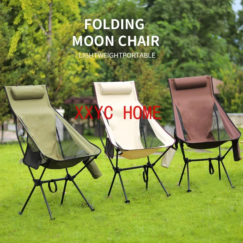 Adult Widened Outdoor Folding  Portable Leisure Sketching Chair Beach Camping Fishing Chair Aluminum Alloy Folding Chair