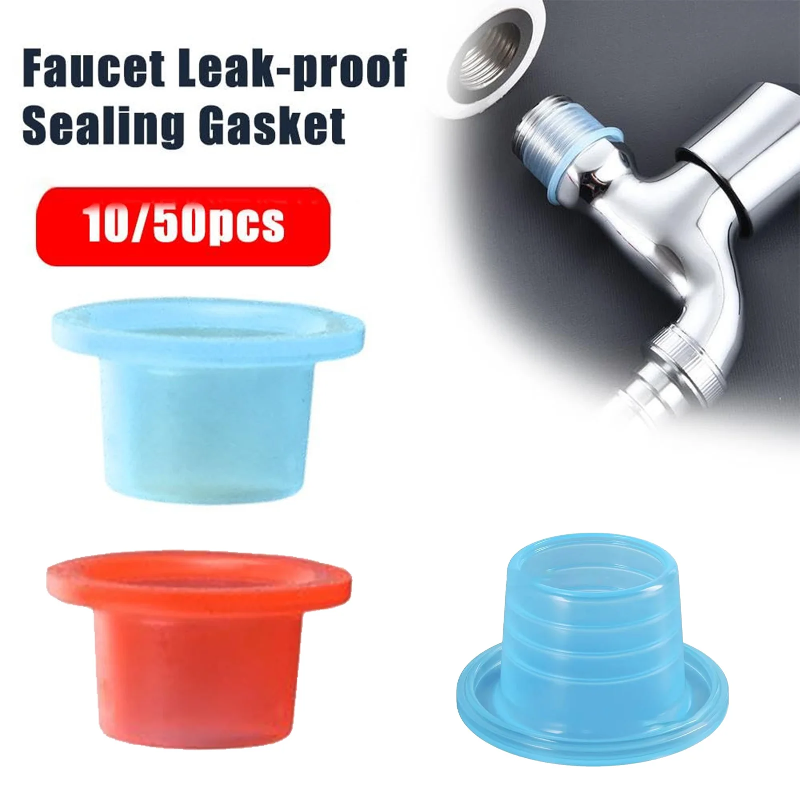 Faucet Leak-Proof Sealing Gasket Heavy Duty Hose Rubber Pipe Sealing Rings Universal for Hot and Cold