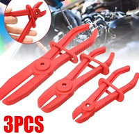 3 PCS Car Hose Clamp Kit Hose Pinch Off Plier Flexible Hose Clamp Brake Pipe Fuel Water Line Radiator Pliers Plastic Repair Tool