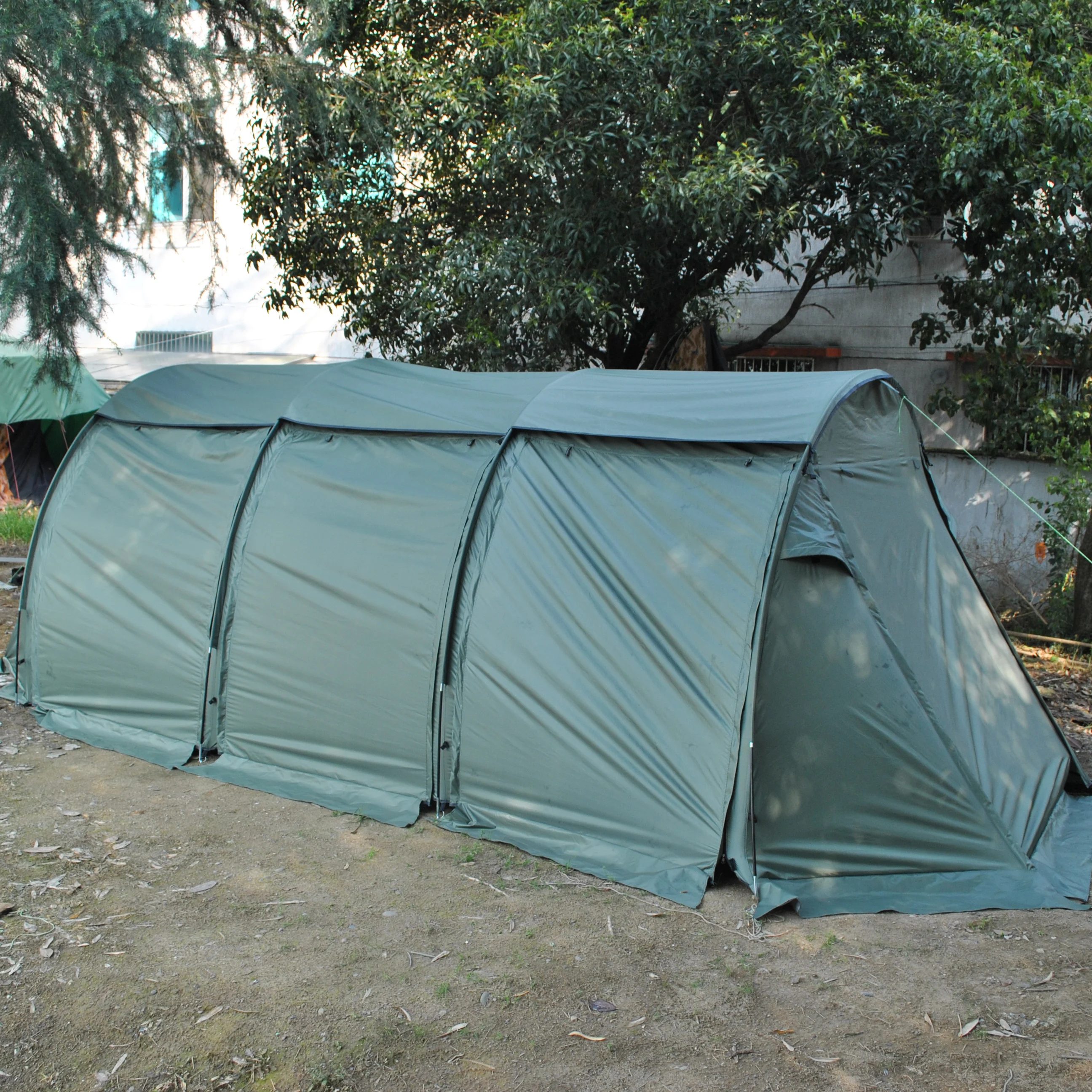 Hot sale 8-10 people dome tunnel tent, with 1 indoor tent, with 2 halls 3
