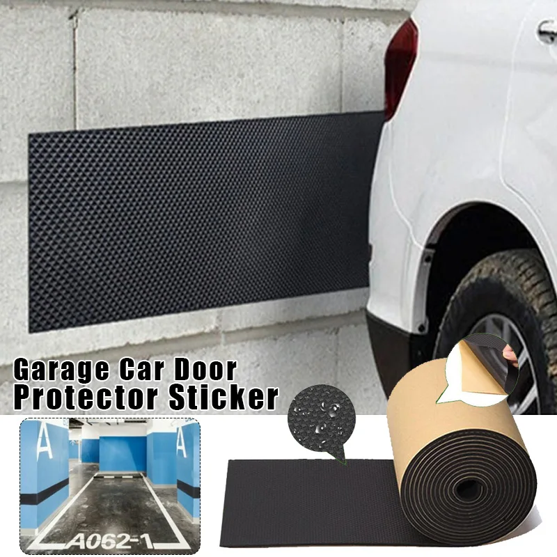 200x20cm Garage Anti-collision Strip Car Door Protector Bumper Guard Rubber Strip Waterproof  Wall Protection Pads Safe Parking