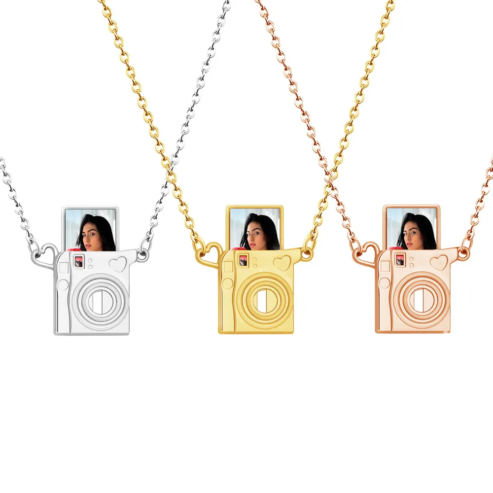 

Персонализированное мини-медальон для камеры, ожерелье для творчества, ожерелье с фотографией на заказ с изображением внутри, мемориальные украшения для домашних животных, подарок на день рождения