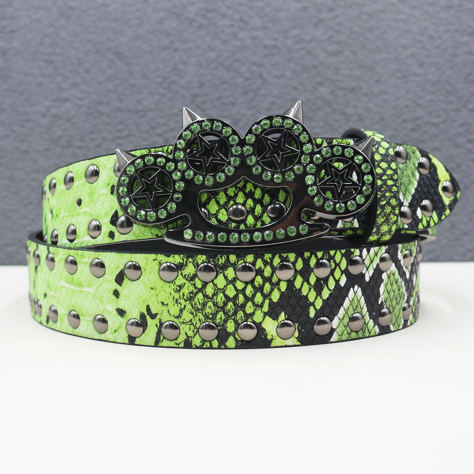 Men's Multi-Colored Y2K Cowboy Belt, Trendy Design