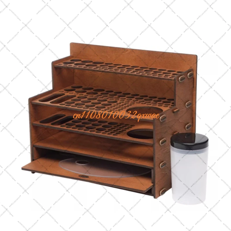 

Стойка для хранения и демонстрации красок/пигментов, специальная подставка для кистей на 98 отверстий, инструмент для художников