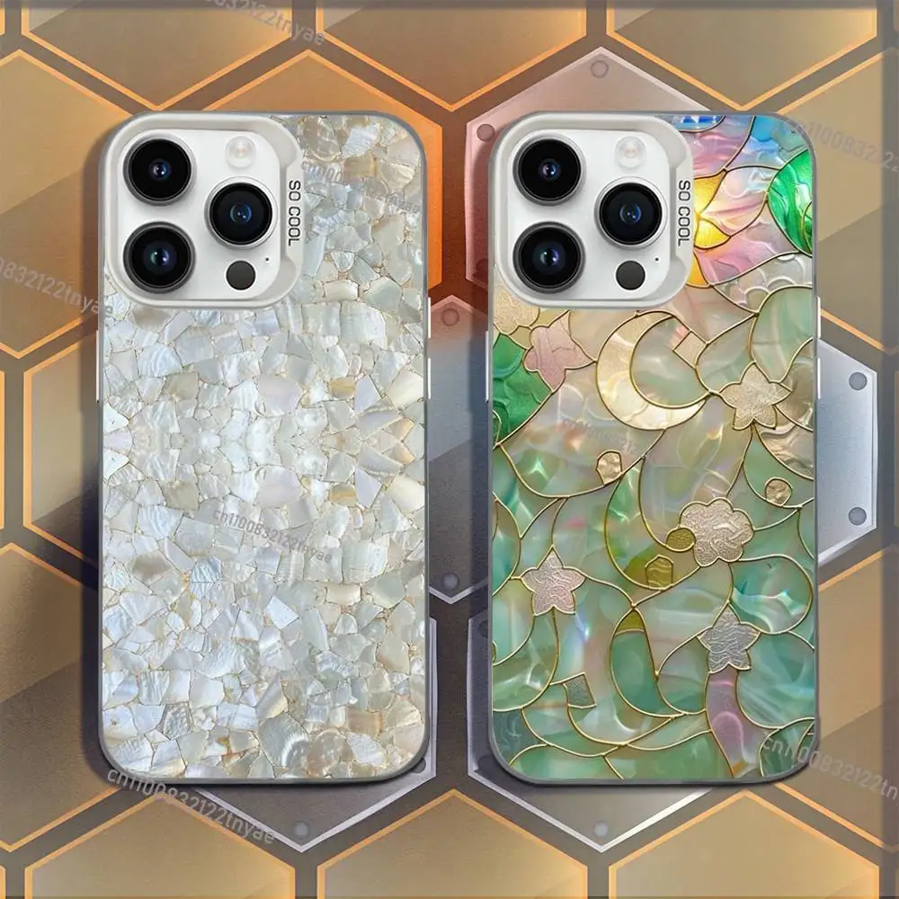 

Colorful Grid Pattern Phone Case For iPhone 17,16,15,14,13,12,11,Mini,Pro,E,MAX White Candy Matte Shockproof Cover