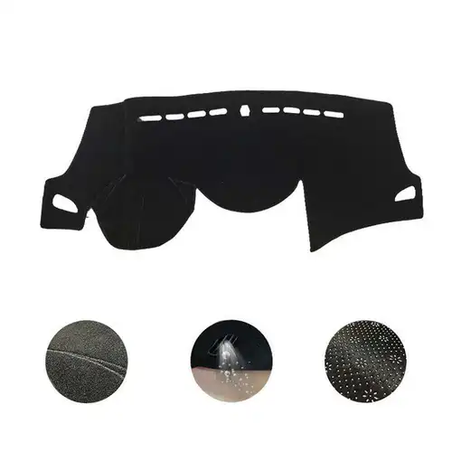 Imagen 1 del producto Cubierta para salpicadero, alfombrilla antideslizante para Hyundai i30 2012 2013 2014 2015 2016 2017 LHD, poliéster negro