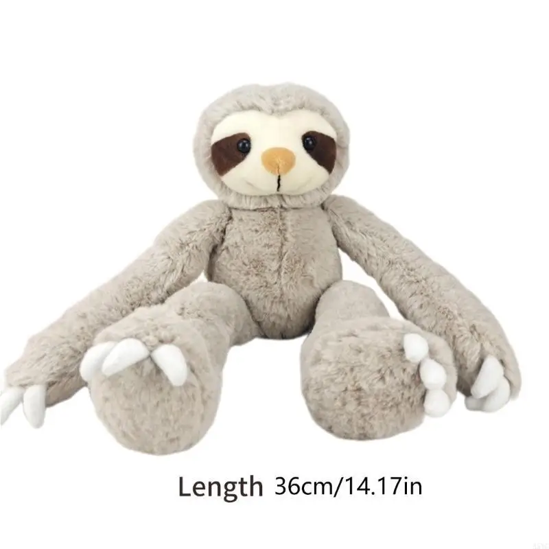 A5YC Superrr Morbido Bradipo Giocattolo Bambola Dormiente Animale Peluche per Collezioni Hobby