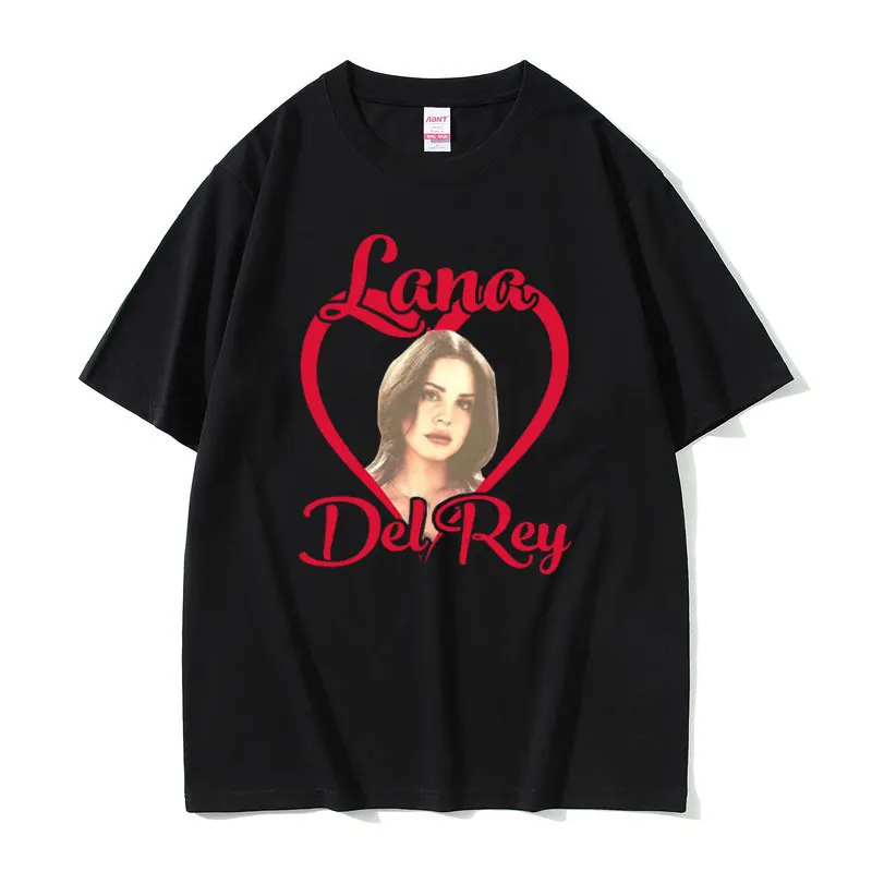 Lana Del Rey Love Graphics Tshirt Short Sleeve Summer Men Women Art Aesthetic T Shirt Tops Unisex Oversized Harajuku Streetwear